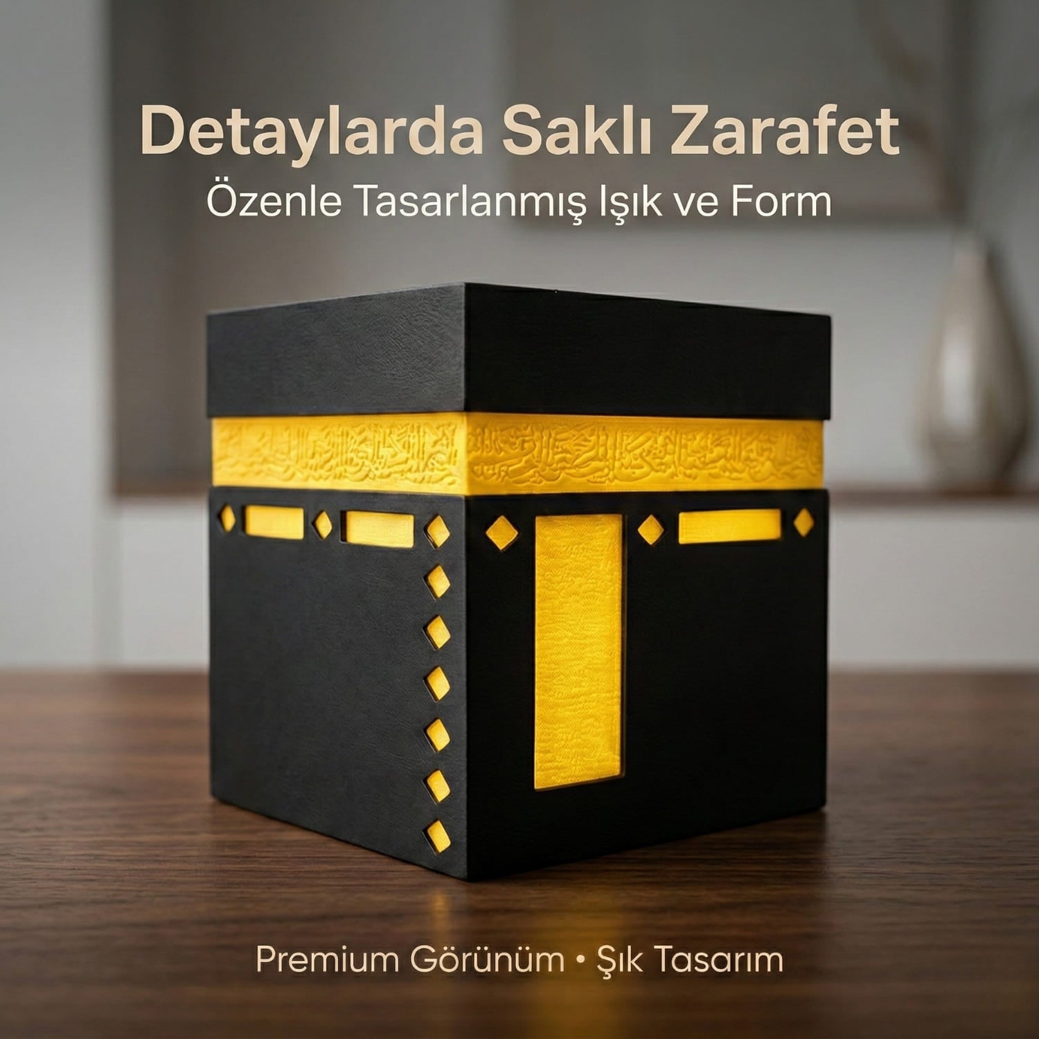 Kabe Tasarımlı Işıklı Dekor